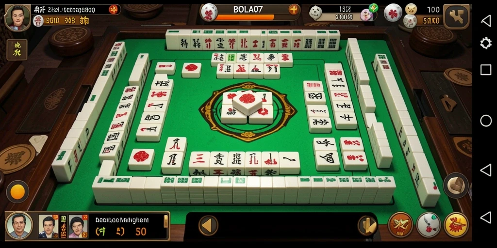 Gameplay seru Mahjong di BOLA07 menunjukkan strategi dan ketangkasan.