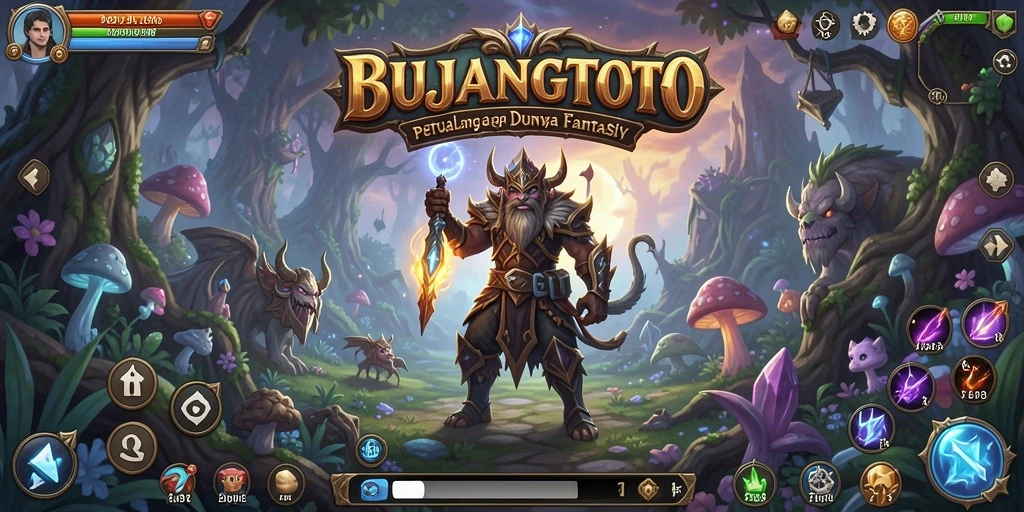 Tampilan epik dari gameplay <strong>BUJANGTOTO</strong> yang penuh aksi dan strategi.