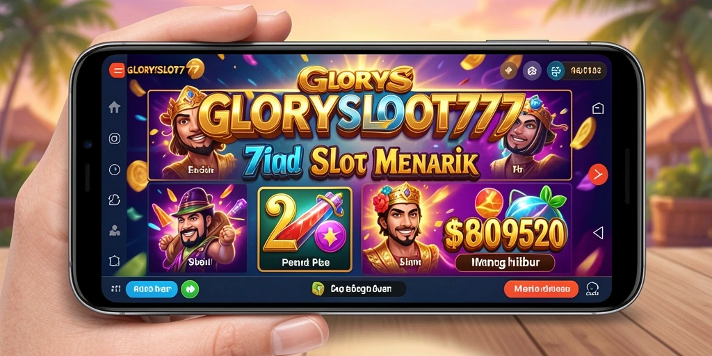 Tampilan gameplay menarik pada GLORYSLOT777 dengan mesin slot yang beragam.