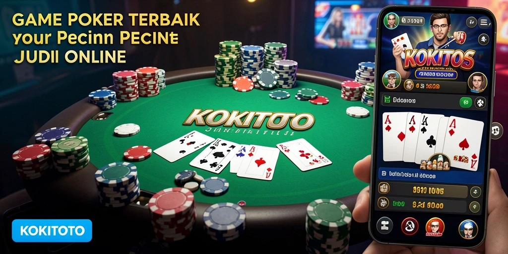 Screenshot gameplay KOKITOTO dengan suasana Poker yang menegangkan.