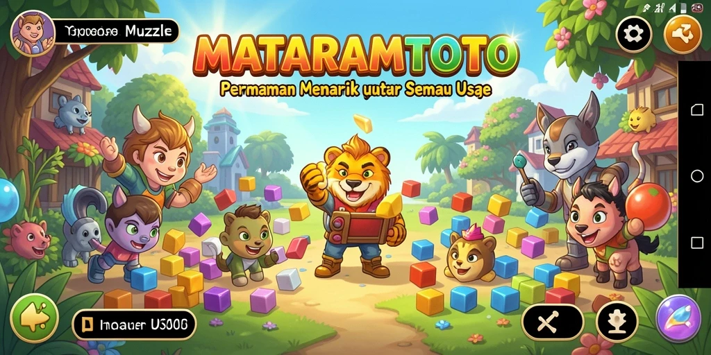 Gameplay menarik MATARAMTOTO saat menyelesaikan puzzle.