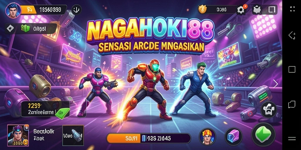 Tangkapan layar dari gameplay menegangkan NAGAHOKI88.