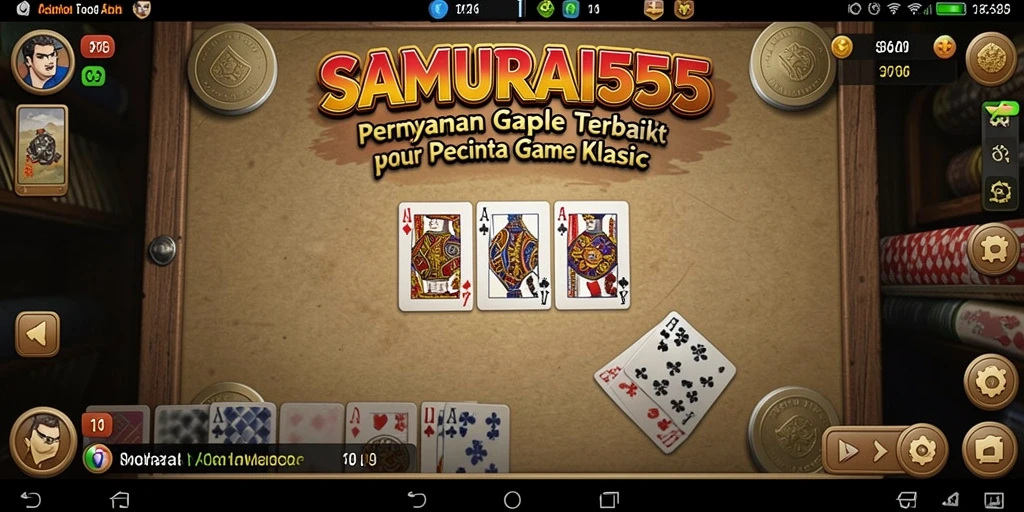 Screenshot gameplay SAMURAI555 yang menarik dan interaktif.